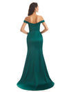 Rust Sexy Chic Silky Mismatched Soft Satin Mermaid Long Bridesmaid Dresses