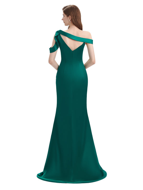 Burnt Orange Sexy Chic Silky Mismatched Satin Mermaid Long Wedding Bridesmaid Dresses Sale